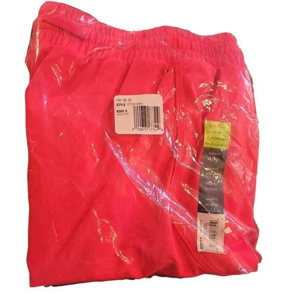 Tek Gear Girls Running Shorts Day Glow Orange/Pink Plus Size 20 JJ3259 - Picture 4 of 5